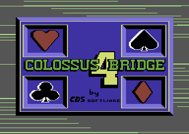 Colossus Bridge 4 (Commodore 64) screenshot: Loading screen.