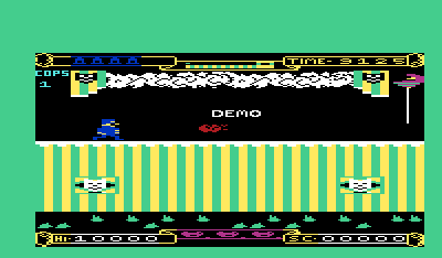 Punchy (VIC-20) screenshot: Demo.
