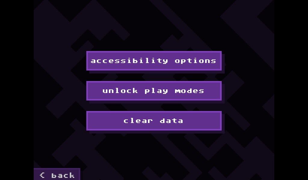 VVVVVV (Android) screenshot: Options