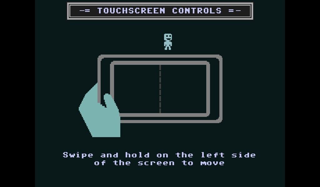 VVVVVV (Android) screenshot: How to play screen