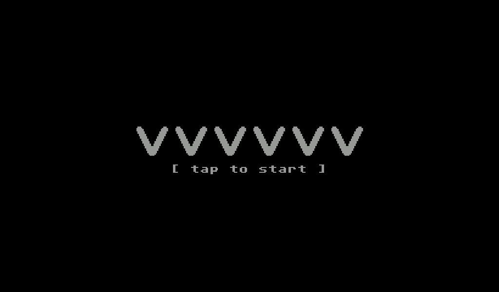 VVVVVV (Android) screenshot: Title screen