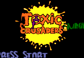 Toxic Crusaders (Genesis) screenshot: Level announcement