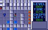 Chip's Challenge (Lynx) screenshot: Level 7