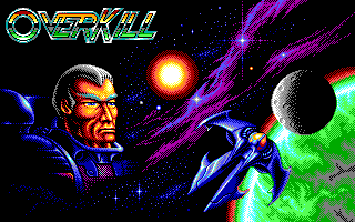 OverKill (DOS) screenshot: Title screen