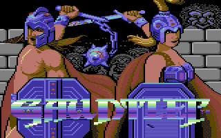 Gauntlet (Commodore 64) screenshot: Title screen