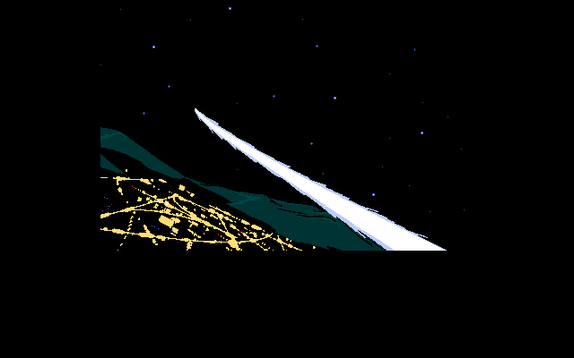 Hōma Hunter Lime (PC-98) screenshot: In a galaxy far away...