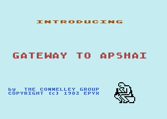 Gateway to Apshai (Atari 8-bit) screenshot: Title