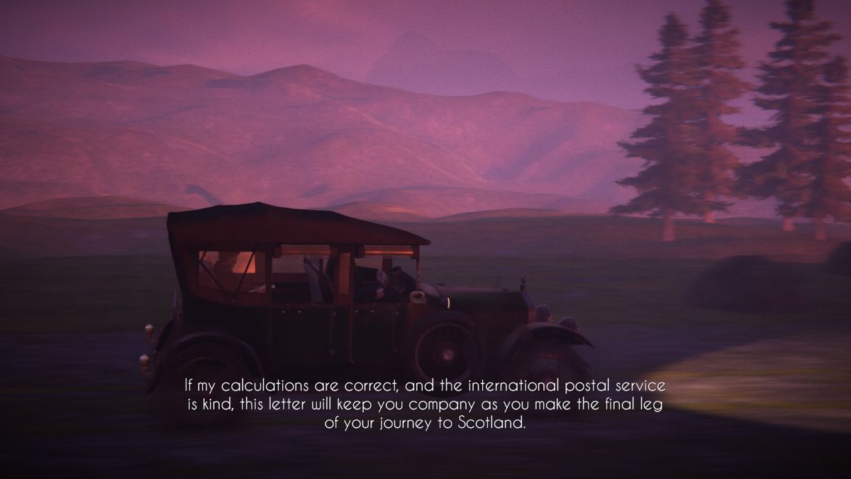 Black Mirror (PlayStation 4) screenshot: Traveling to Scotland