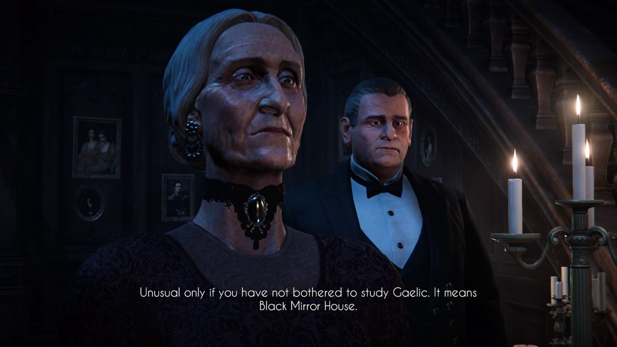 Black Mirror (PlayStation 4) screenshot: Your grandmother is one scary person