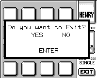 Henry (Game.Com) screenshot: YES is right to be in all caps