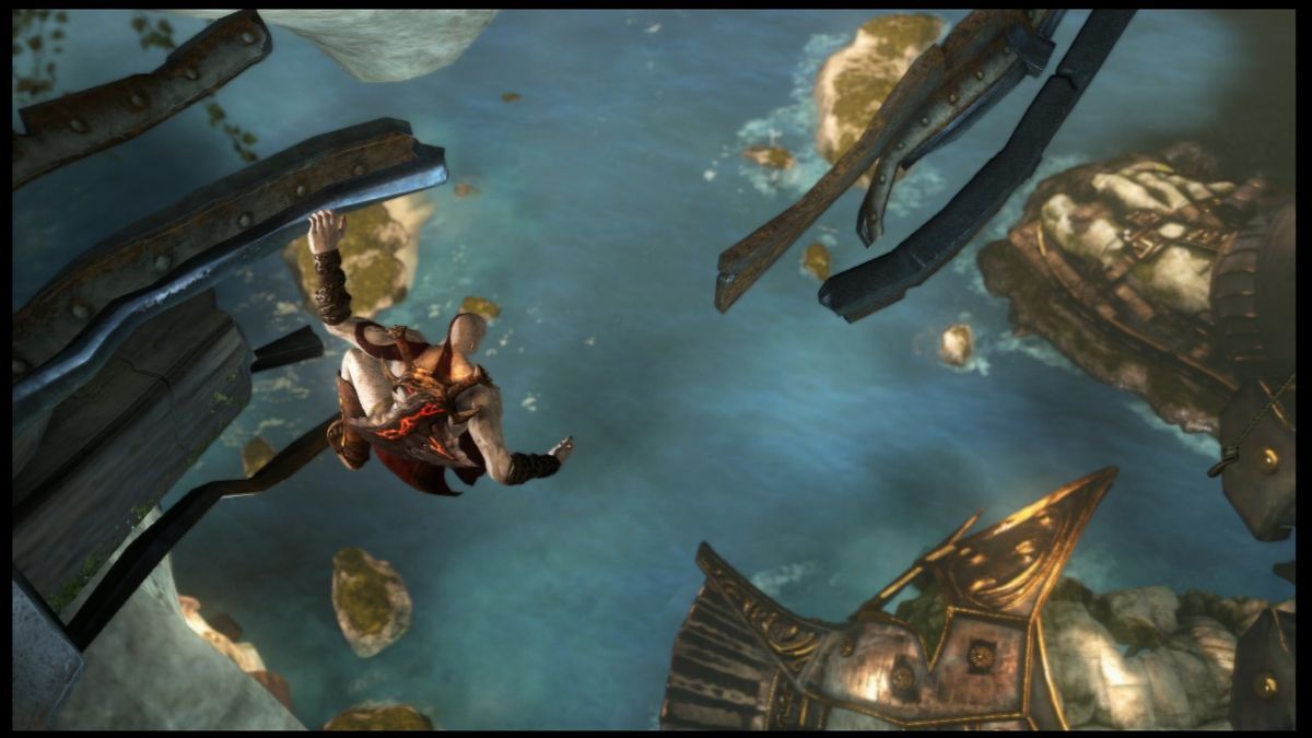 God of War: Ascension (PlayStation 3) screenshot: Don't look down.