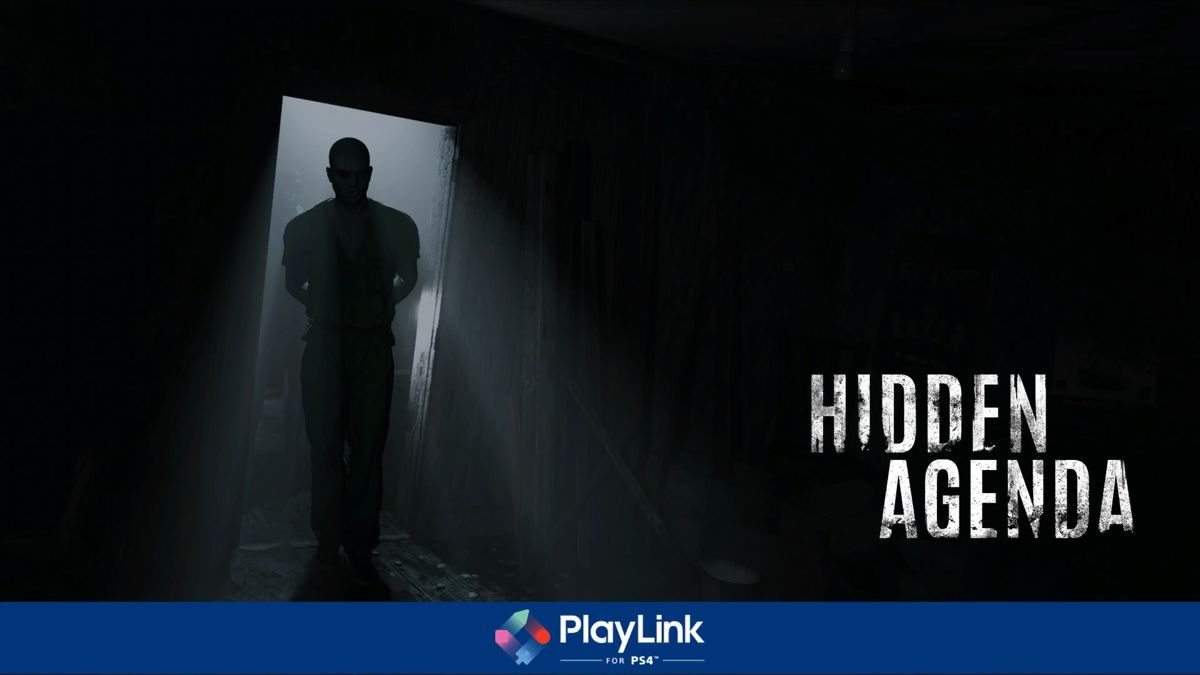 Hidden Agenda (PlayStation 4) screenshot: TV screen (PS4) - Splash screen