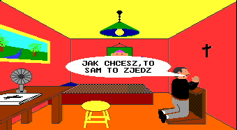 Operacja Glemp (DOS) screenshot: Prayer