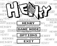 Henry (Game.Com) screenshot: Title Screen