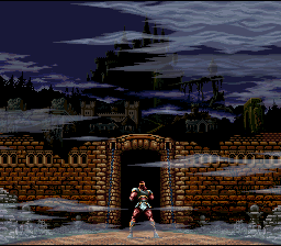 Super Castlevania IV (SNES) screenshot: The game begins