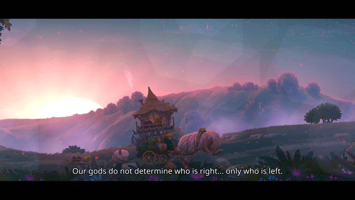 Faeria (Windows) screenshot: A scene from the introduction sequence