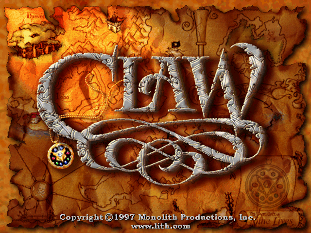 Claw (Windows) screenshot: Title screen