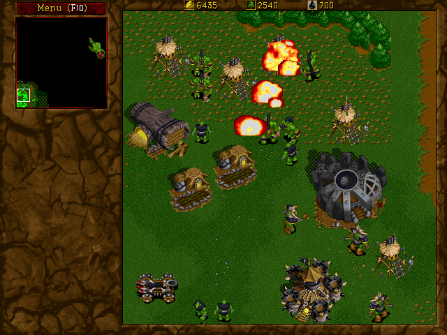 WarCraft II: Beyond the Dark Portal (DOS) screenshot: Some of the missions are really frustrating...