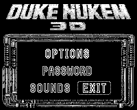 Duke Nukem 3D (Game.Com) screenshot: Options