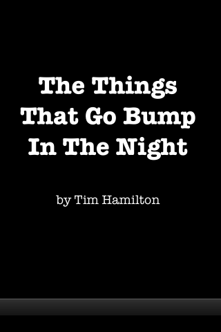 The Things that Go Bump in the Night (iPhone) screenshot: Title screen