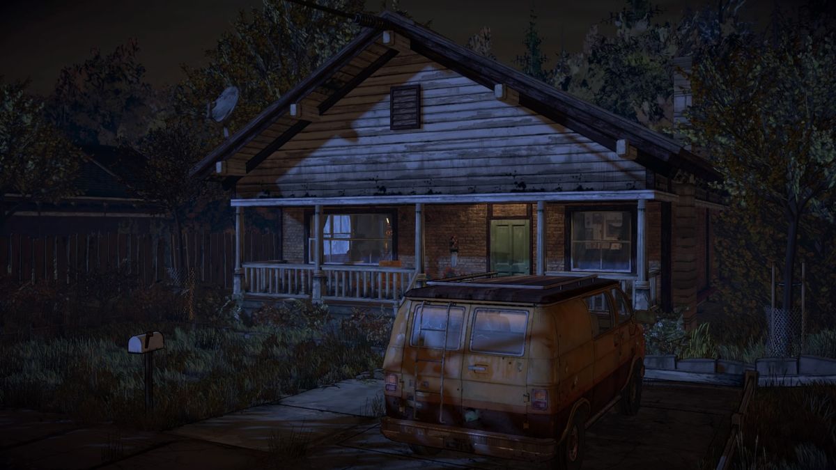 The Walking Dead: A New Frontier - Episode 2 (PlayStation 4) screenshot: Your house, before the outbreak