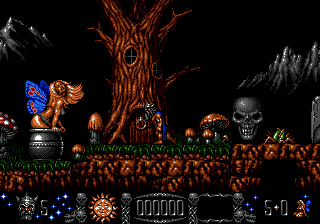 Stormlord (Genesis) screenshot: Starting the game