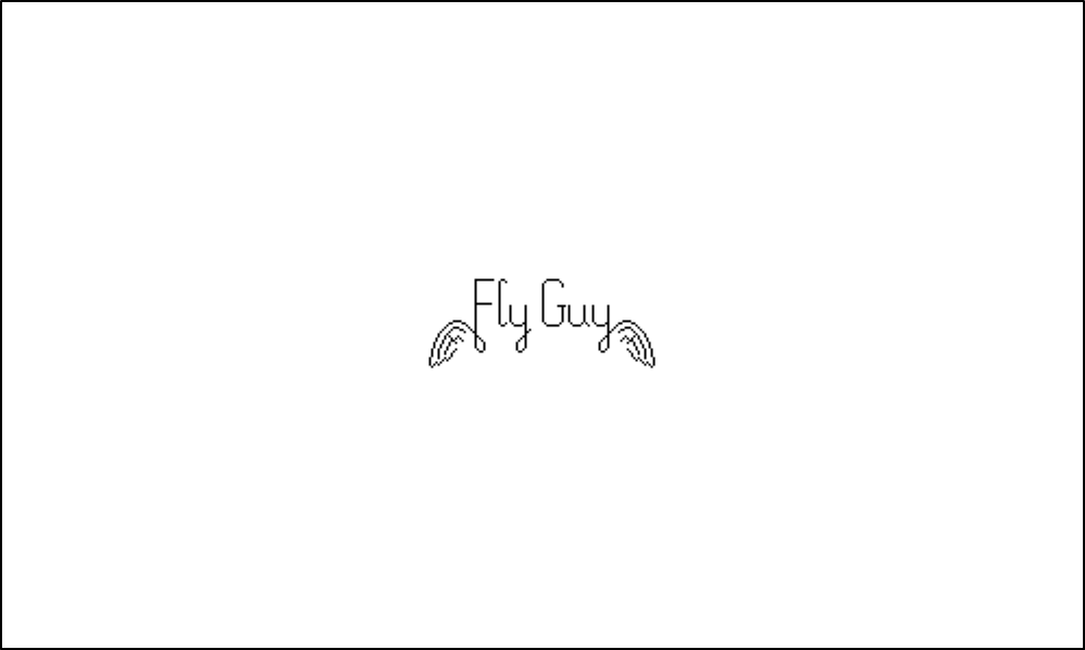 Fly Guy (Browser) screenshot: Title screen