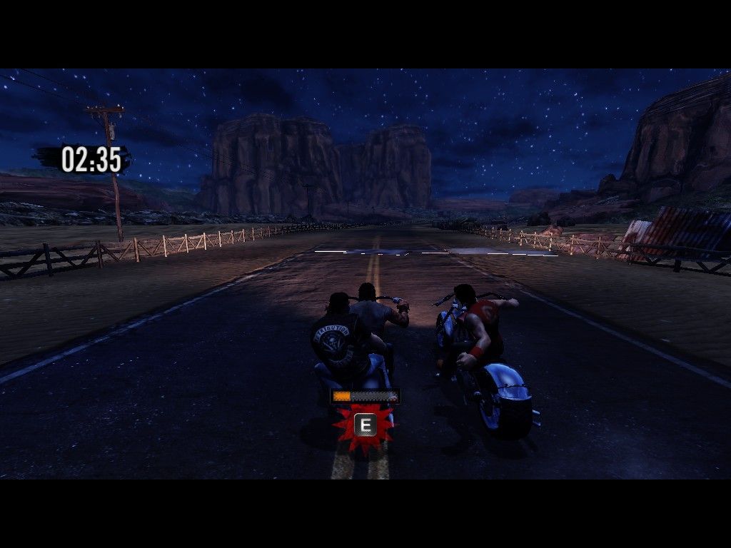 Ride to Hell: Retribution (Windows) screenshot: Push E to kill enemy