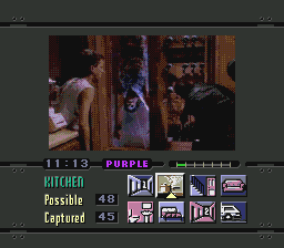 Night Trap (SEGA CD) screenshot: The young boy witnesses a victim's blood getting drained from his body by a machine operated by two "creeps"