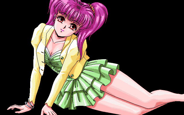 Moonlight-chan Rinshan (PC-98) screenshot: She seems like a nice person...