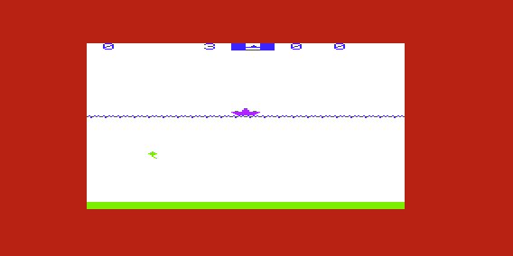 Destroyer (VIC-20) screenshot: Game start