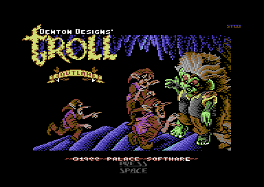 Troll (Commodore 64) screenshot: Loading screen.