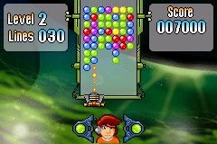 GBADEV.ORG 2004Mbit Competition (Game Boy Advance) screenshot: Space Gems