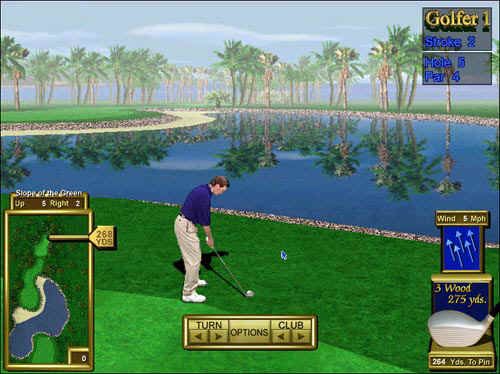Peter Jacobsen's Golden Tee Golf (Windows) screenshot: Coral Ridge