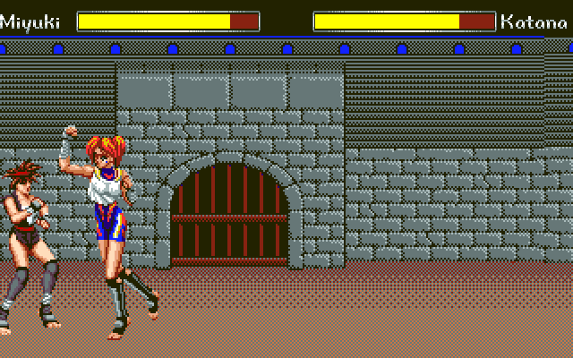 The Queen of Duellist (PC-98) screenshot: It's hard...