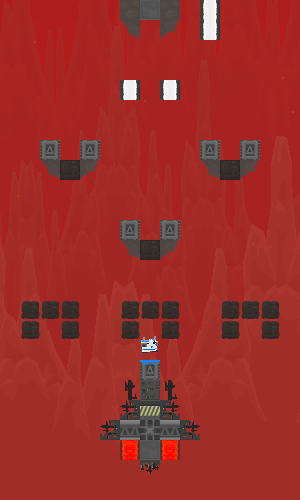 Meat Boy: Map Pack (Browser) screenshot: Playing as a Castle Crasher.