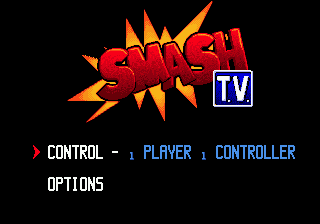 Smash T.V. (Genesis) screenshot: Title screen