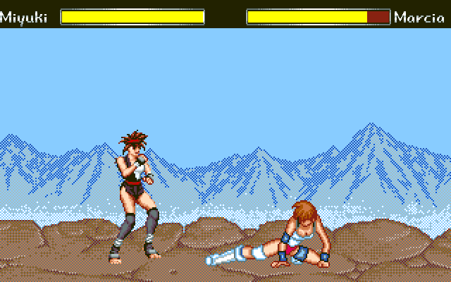 The Queen of Duellist (PC-98) screenshot: ...and acts accordingly...