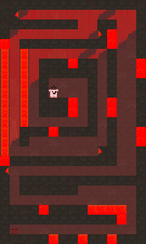 Meat Boy: Map Pack (Browser) screenshot: You have to rescue your girl as usual.