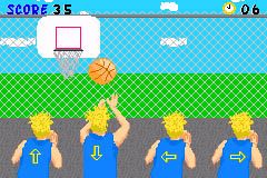 GBADEV.ORG 2004Mbit Competition (Game Boy Advance) screenshot: Swish-It