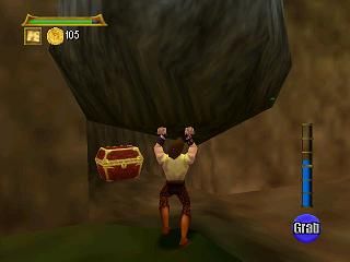 Hercules: The Legendary Journeys (Nintendo 64) screenshot: Treasure is mine!