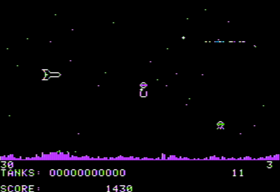 Torax (Apple II) screenshot: Extra Ships