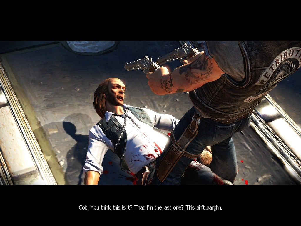 Ride to Hell: Retribution (Windows) screenshot: Just kill this guy