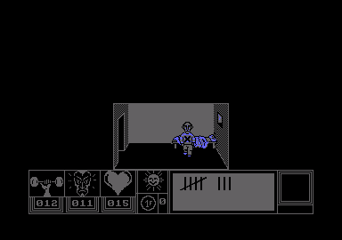 Eden Blues (Amstrad CPC) screenshot: Starting out
