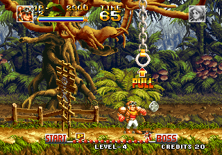 Top Hunter: Roddy & Cathy (Arcade) screenshot: The forest