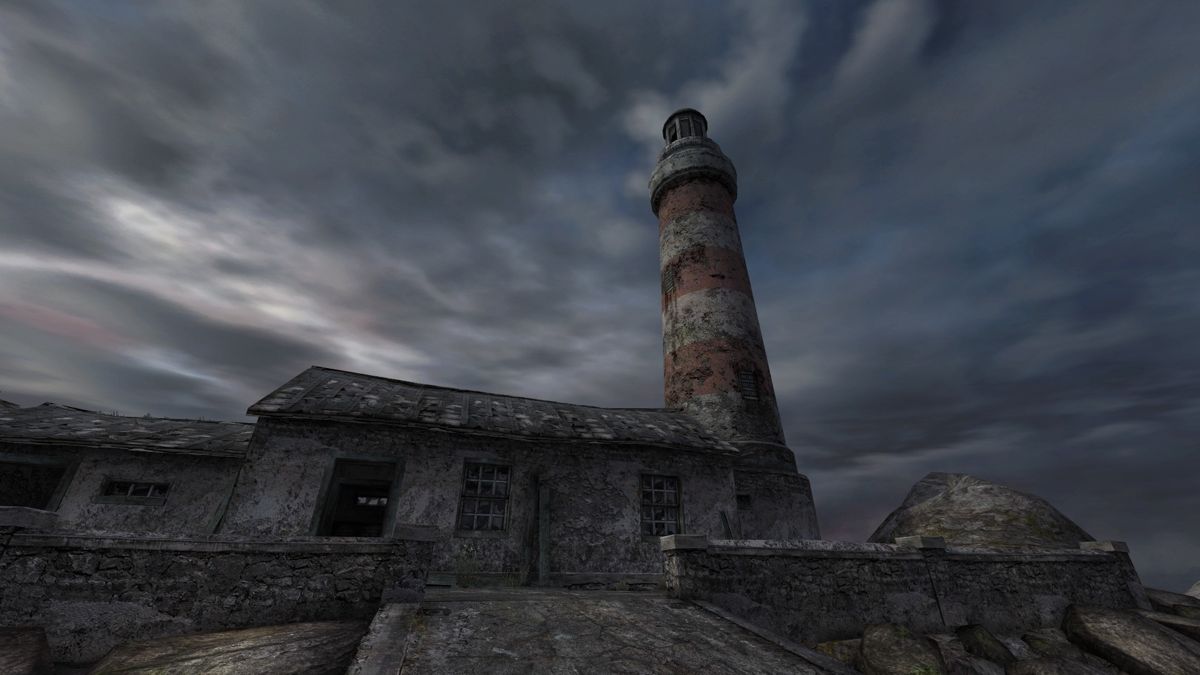 Dear Esther: Landmark Edition (Windows) screenshot: The game starts in front of a lighthouse