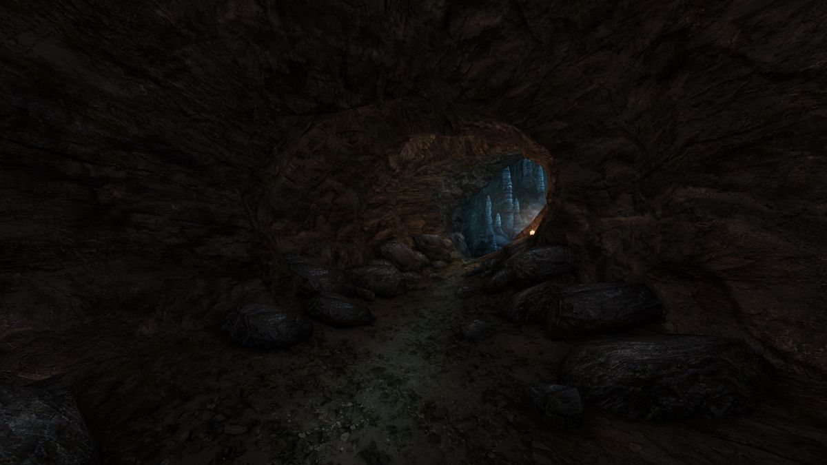 Dear Esther: Landmark Edition (Windows) screenshot: Cavern entrance