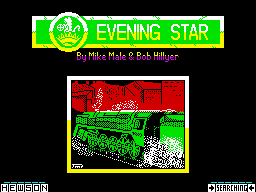 Evening Star (ZX Spectrum) screenshot: Title screen