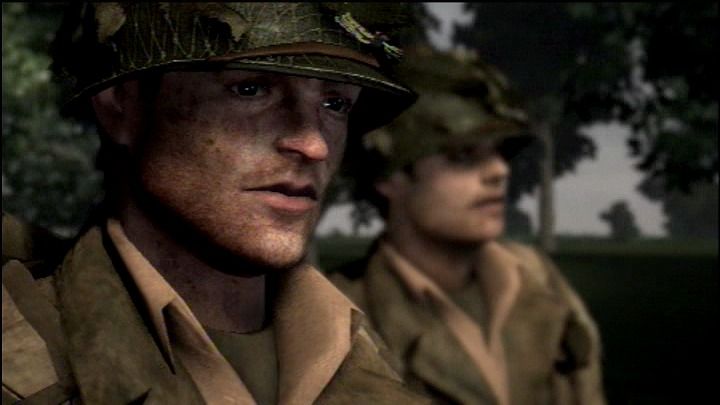 Brothers in Arms: Hell's Highway (PlayStation 3) screenshot: The memories come to haunt some of them.