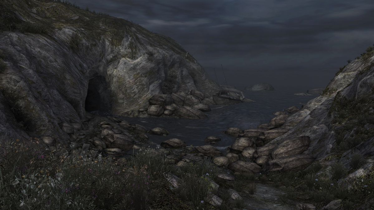 Dear Esther: Landmark Edition (Windows) screenshot: There's lots of shipwrecks on this island despite it having the lighthouse